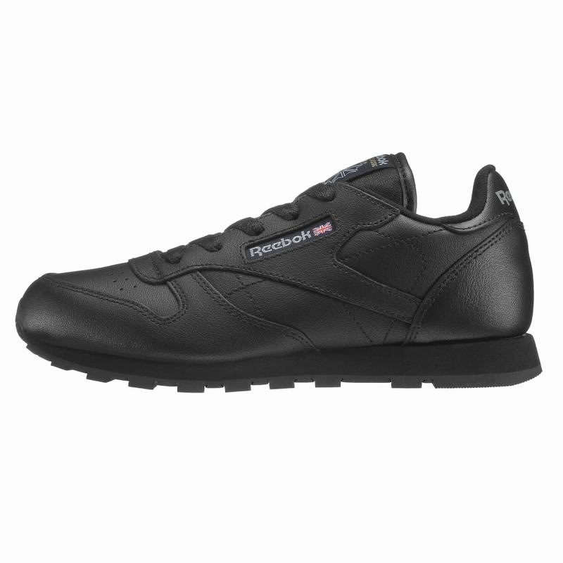 Reebok Classic Leather Tenisky Chlapcenske - Čierne TS9195ZT